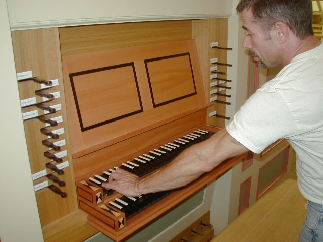 Greg at keyboard in 2000